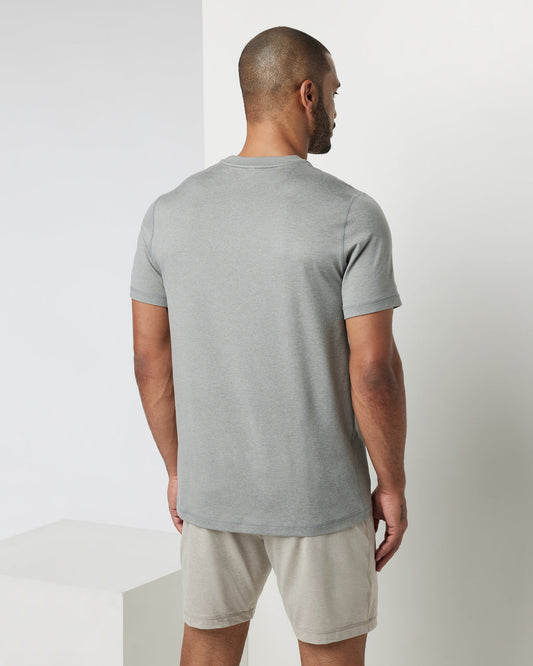 Short Sleeve Ponto Performance Tee Driftwood Heather | Vuori shop - US 4383