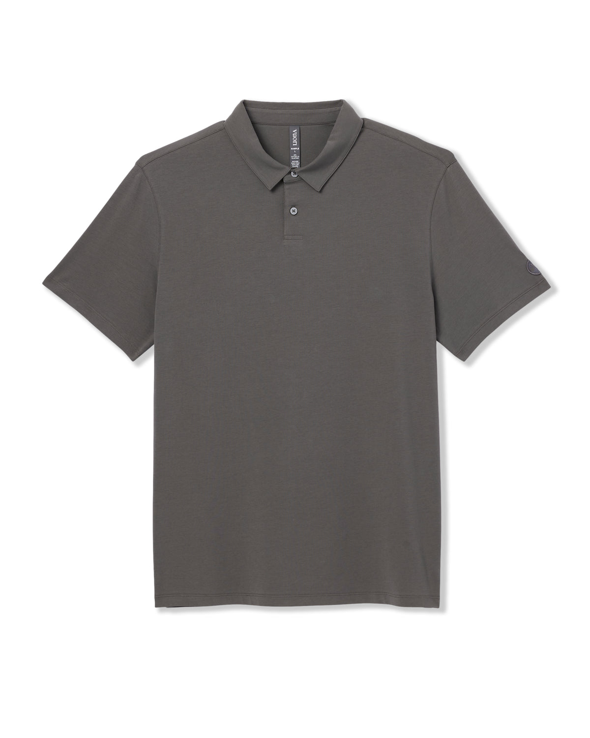 Short Sleeve Feather Polo Warm Grey | Vuori online - US 2819