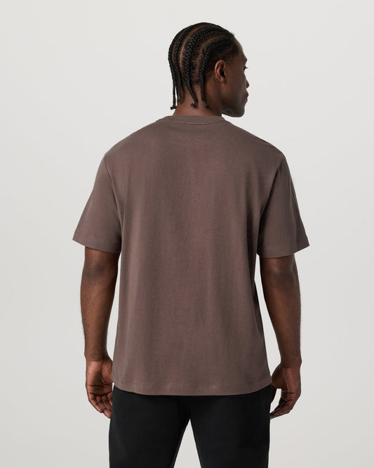 Men's Short Sleeve Heavyweight Cotton Tee Huckleberry | Vuori discount - US 6321