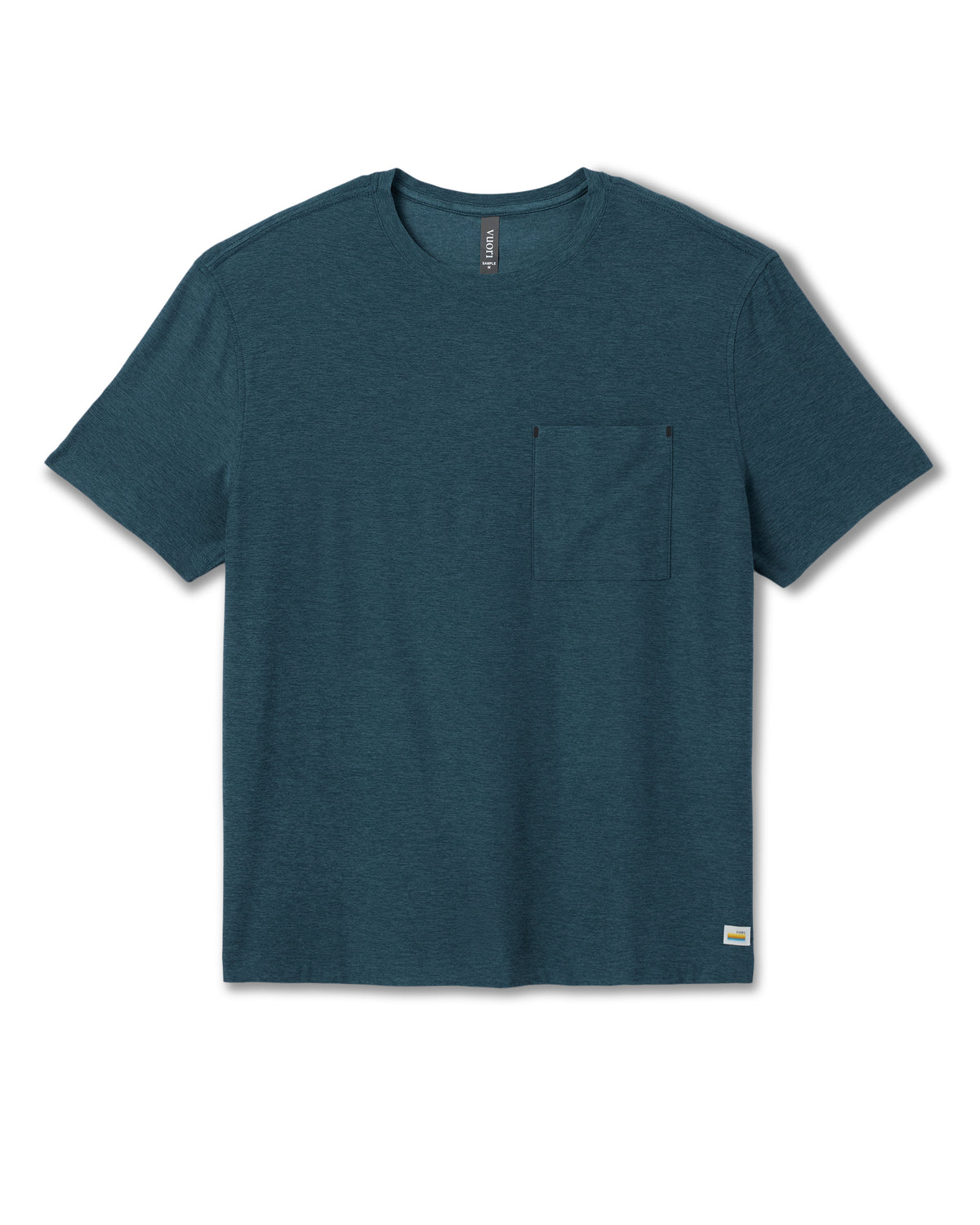Short Sleeve Strato Pocket Tee - Relaxed Fit Light Deep Sea Heather | Vuori online - US 9299