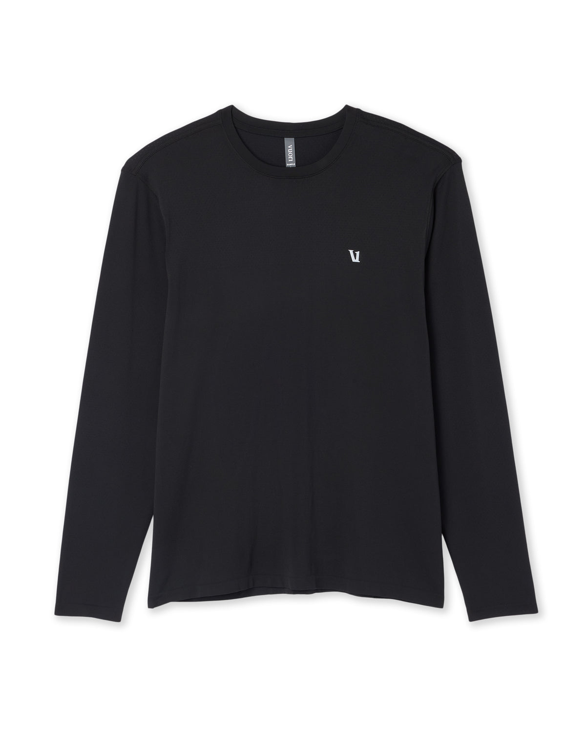 Men's Long Sleeve Clearview Seamless Tee Black | Vuori sale - US 8288