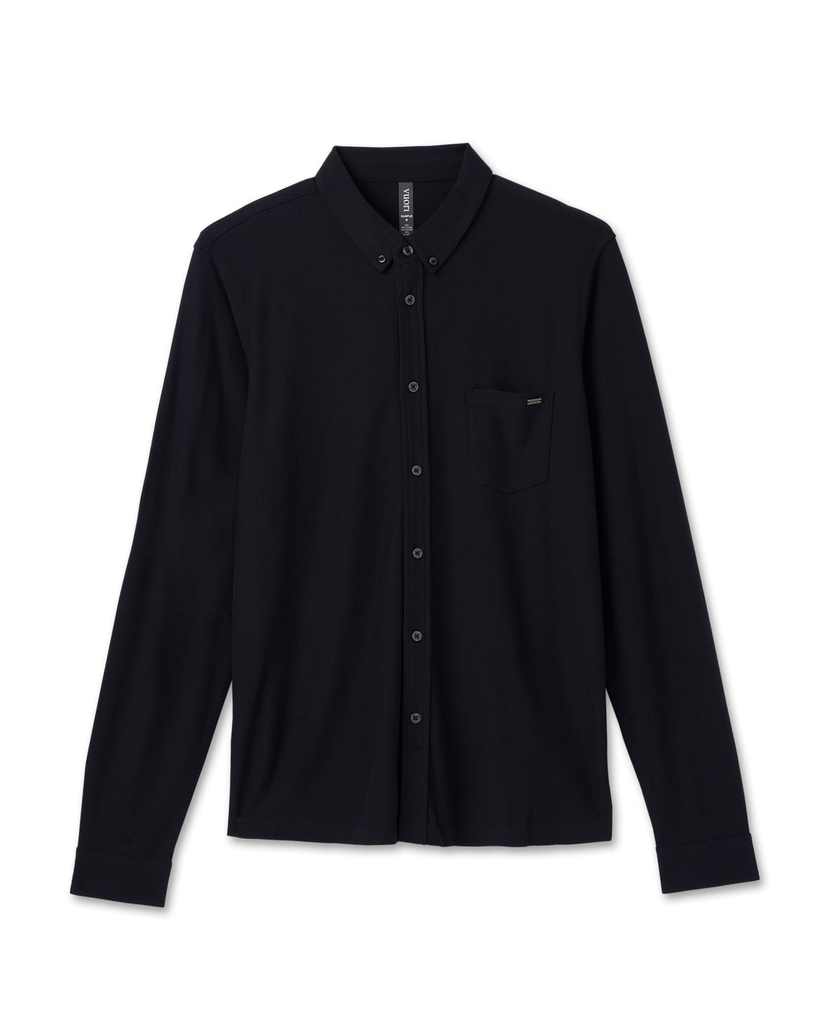 Long Sleeve Ace Button Down Men's Black Shirt | Vuori for sale - US 6089