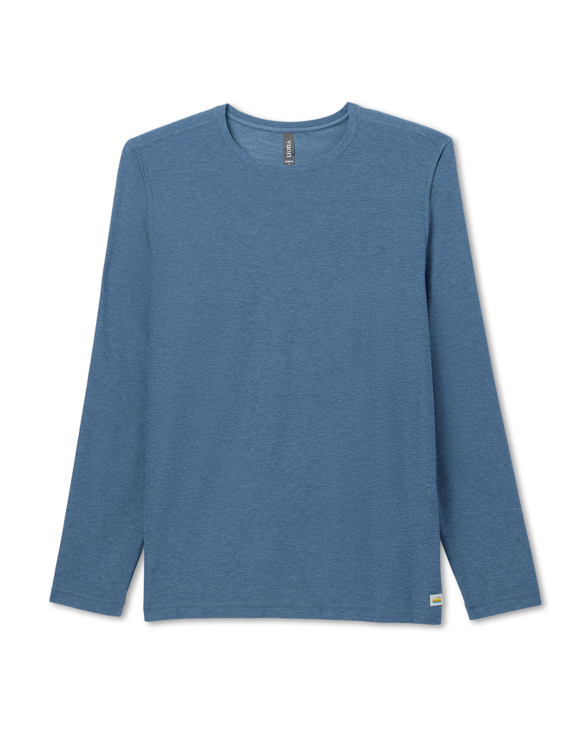 Men's Long Sleeve Strato Tech Tee Pool Blue Heather | Vuori outlet - US 8751