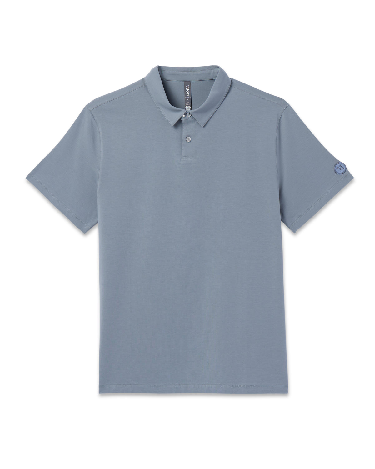 Short Sleeve Feather Polo Dusty Blue | Vuori outlet - US 7575