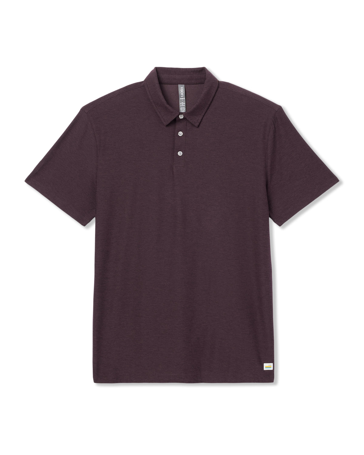 Strato Tech Polo Men's Raisin Heather Performance Shirt | Vuori sale - US 4631