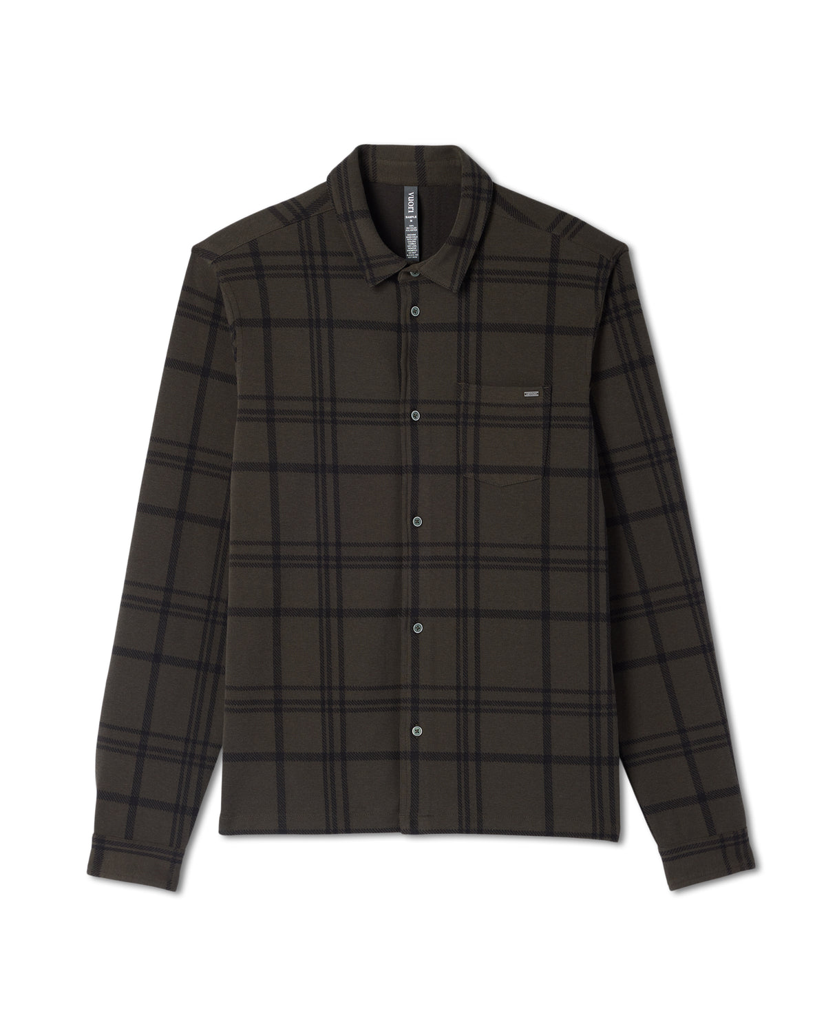 Seaview Plaid Button Down Shirt Dark Oregano Shirt | Vuori for sale - US 4443