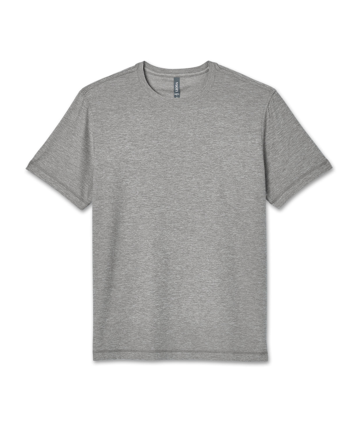 Strato Tech Tee Heather Grey Men's Tech Shirt | Vuori online - US 4145