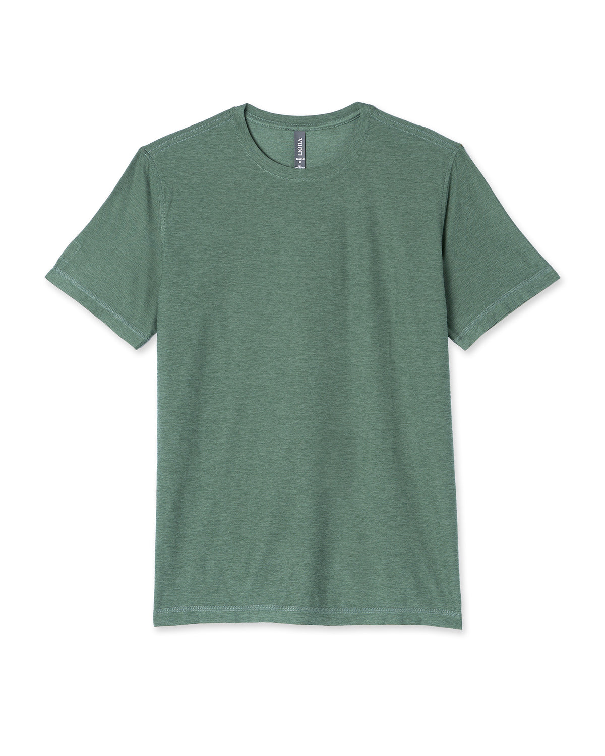 Strato Tech Tee Men's Sea Pine Heather Workout Shirt | Vuori online - US 8194