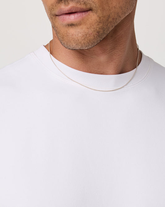 Men's Short Sleeve Ponto Tee - Relaxed White | Vuori onsale - US 5069