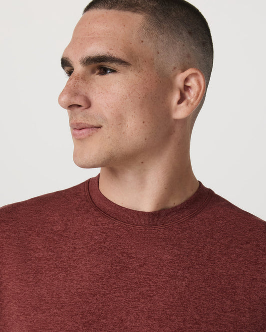 Men's Short Sleeve Ponto Tee - Relaxed Spiced Apple | Vuori online - US 3879