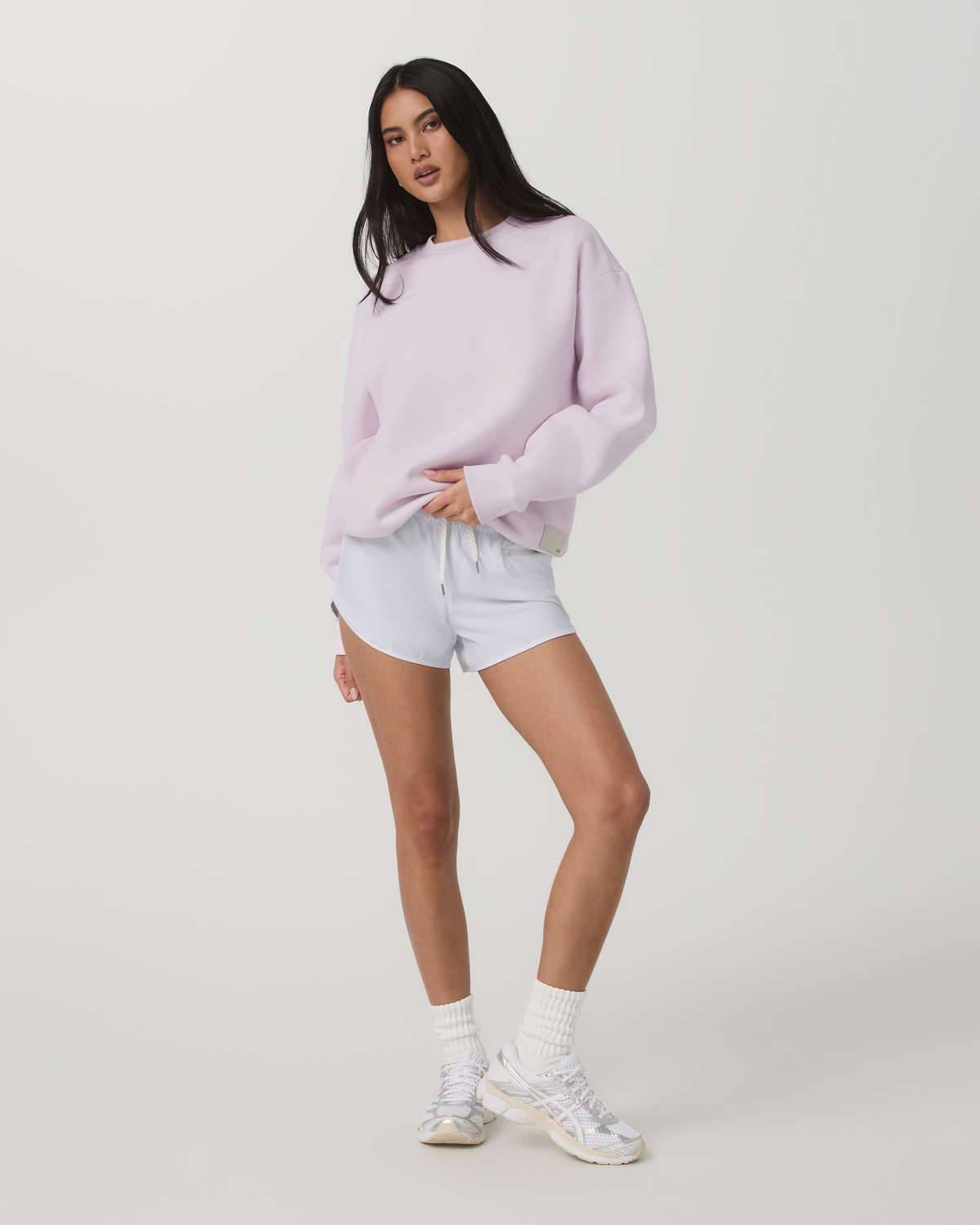 Restore Oversized Crew 2.0 Women's Lilac Breeze Sweatshirt | Vuori onsale - US 8333