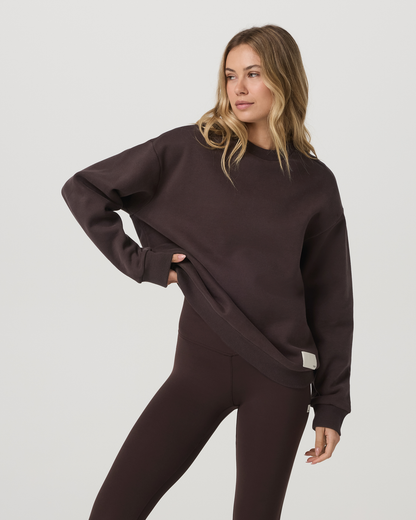 Restore Oversized Crew 2.0 French Roast Sweatshirt | Vuori online - US 8627