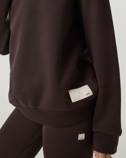 Restore Oversized Crew 2.0 French Roast Sweatshirt | Vuori online - US 8627