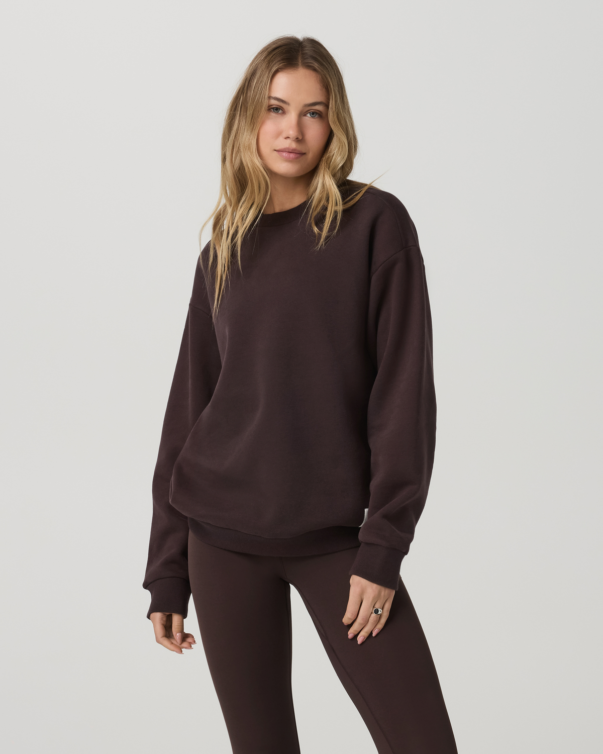 Restore Oversized Crew 2.0 French Roast Sweatshirt | Vuori online - US 8627