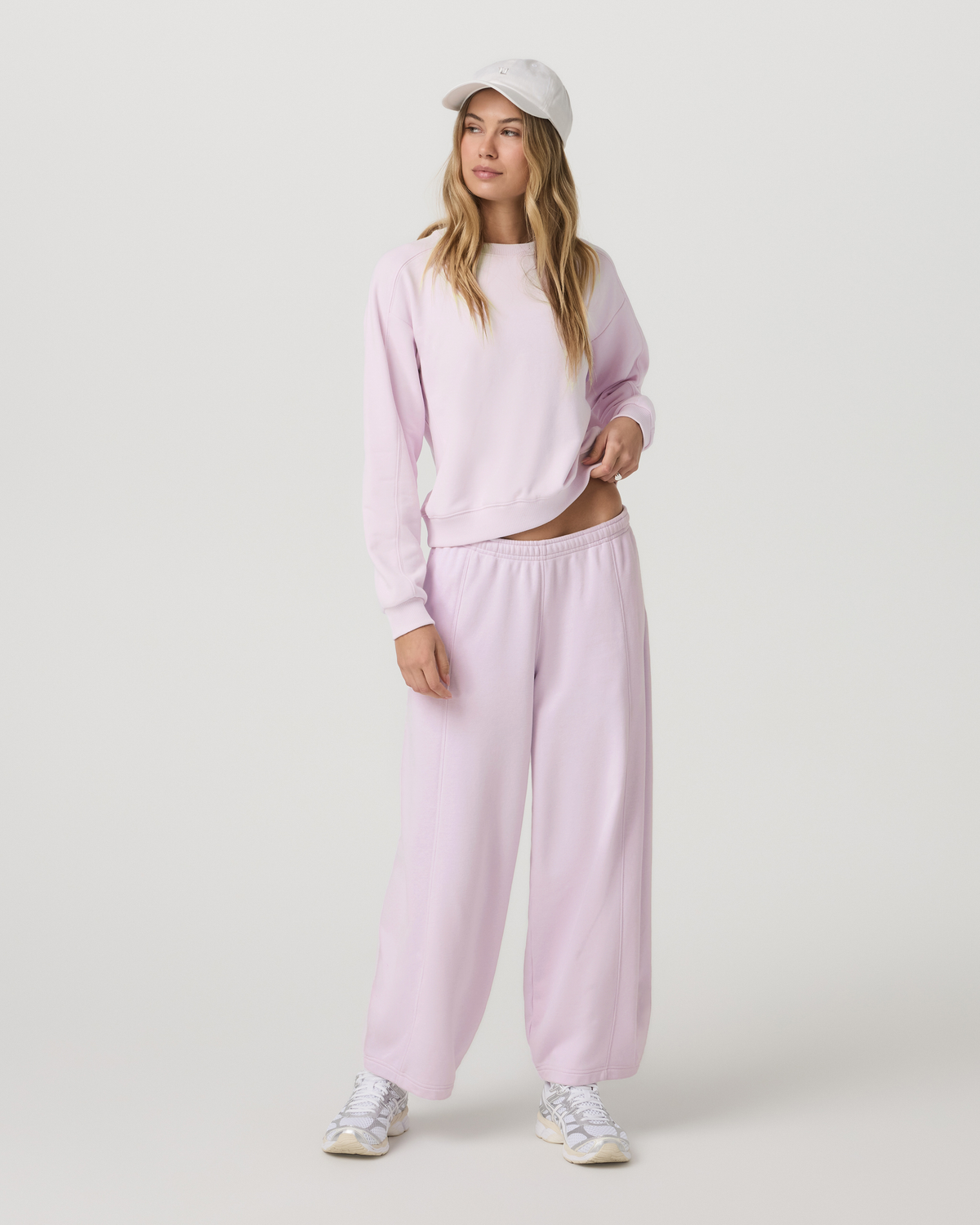 Sedona Seams Crew Women's Lilac Breeze Sweatshirt | Vuori outlet - US 5054