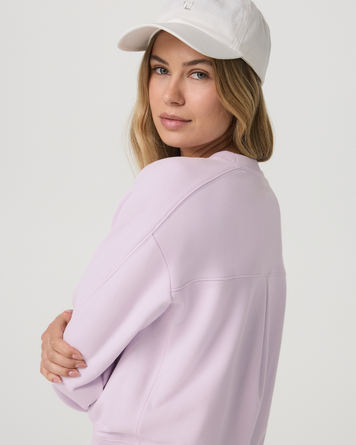 Sedona Seams Crew Women's Lilac Breeze Sweatshirt | Vuori outlet - US 5054