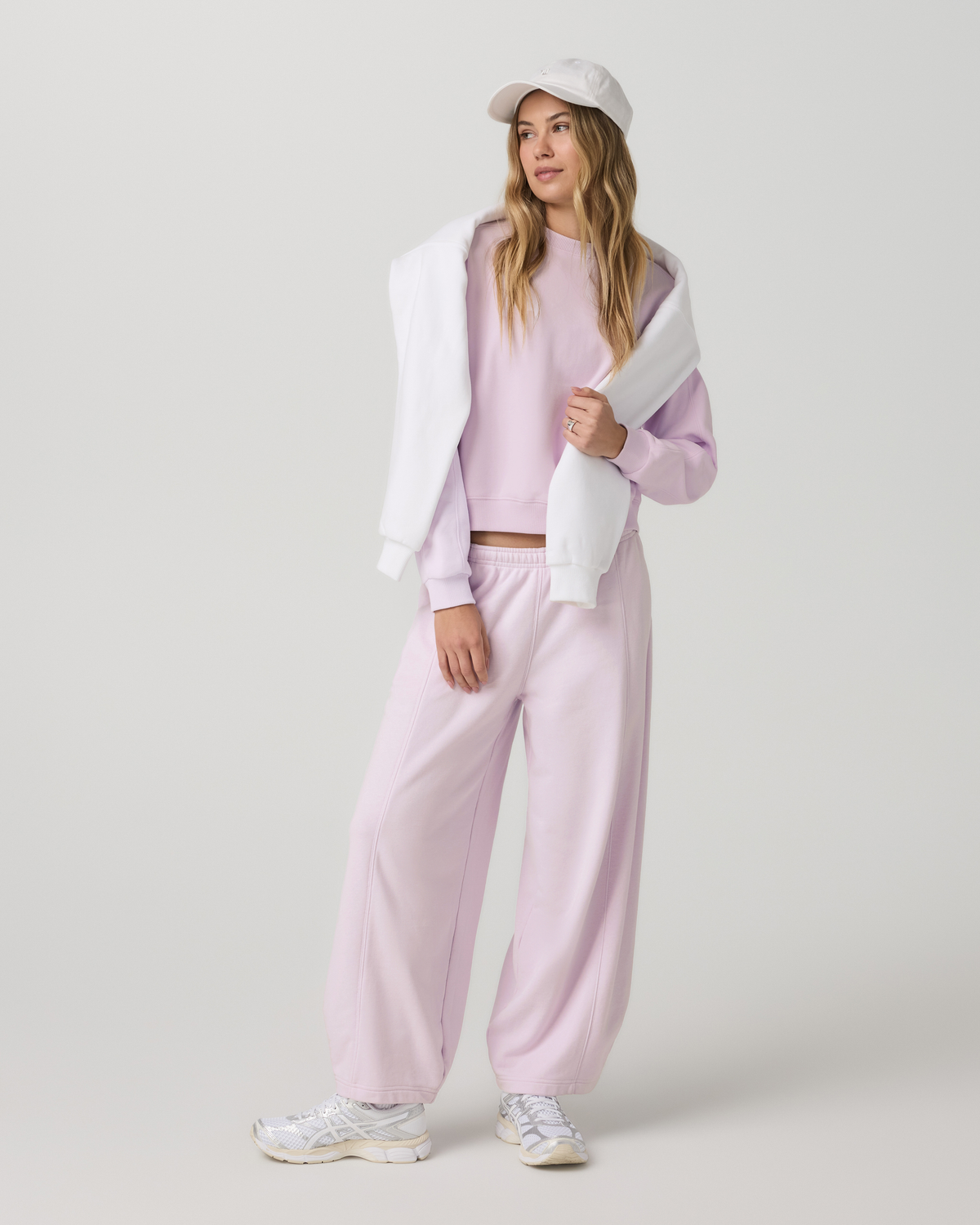 Sedona Seams Crew Women's Lilac Breeze Sweatshirt | Vuori outlet - US 5054
