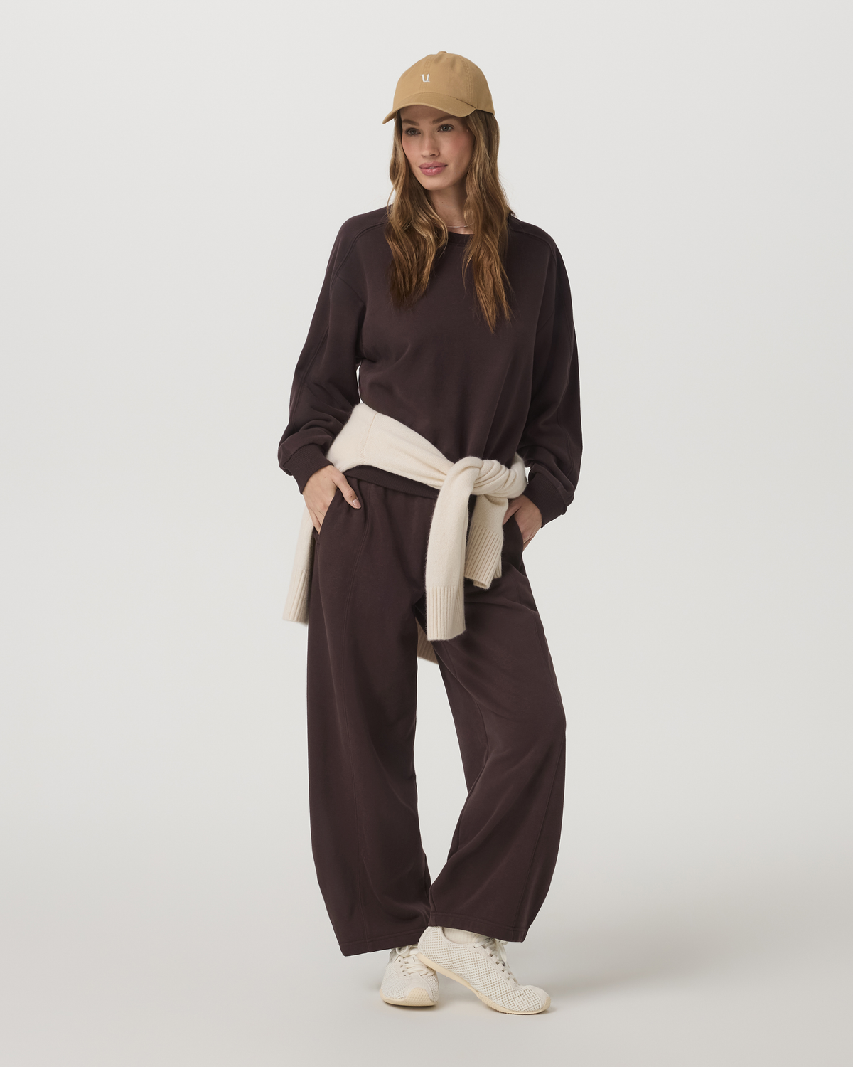 Sedona Seams Crew Women's French Roast Sweatshirt | Vuori shop - US 9715