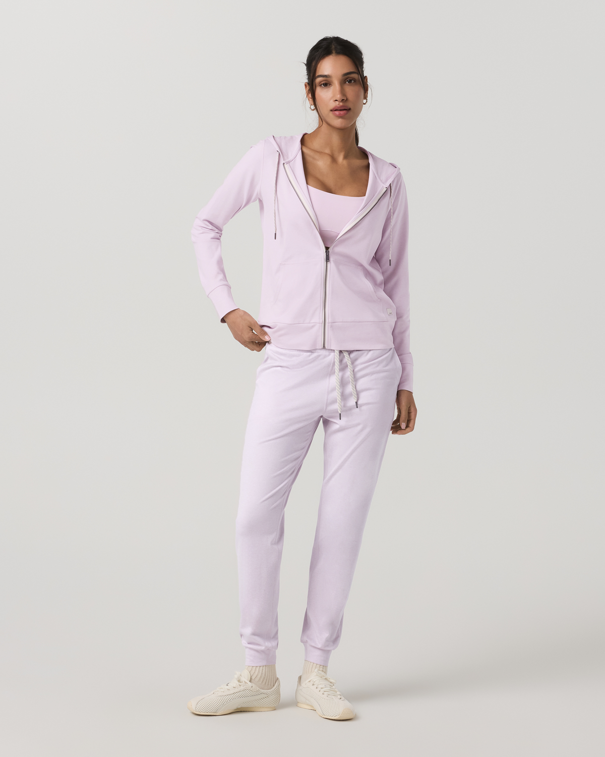 Halo Performance Hoodie 2.0 Lilac Breeze Heather Hoodie | Vuori for sale - US 8029