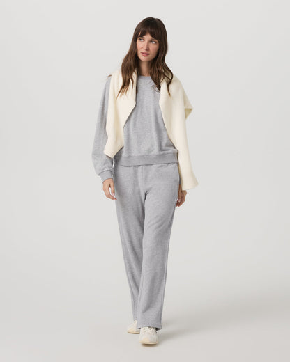 Sedona Seams Crew Women's Light Heather Grey Sweatshirt | Vuori shop - US 1086