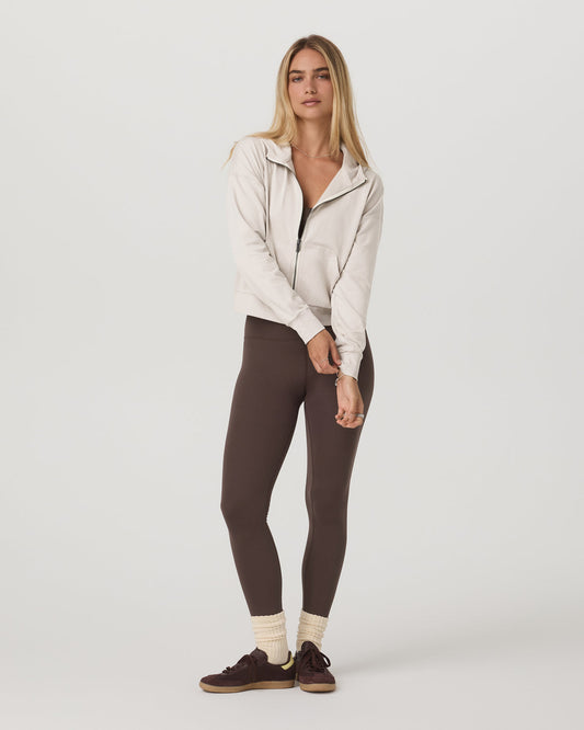 Halo Full Zip Hoodie Women's Ecru Heather Hoodie | Vuori outlet - US 4801