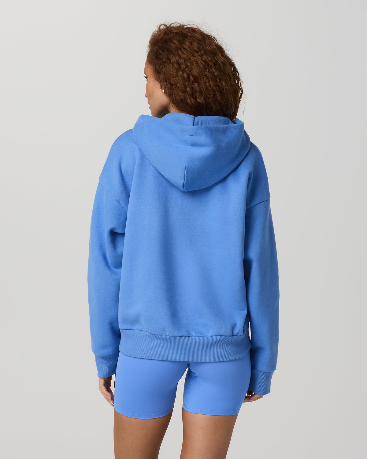 Restore Full Zip Hoodie Riviera Blue Zip-Up Sweater | Vuori online - US 6356