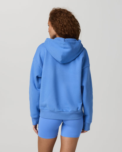 Restore Full Zip Hoodie Riviera Blue Zip-Up Sweater | Vuori online - US 6356