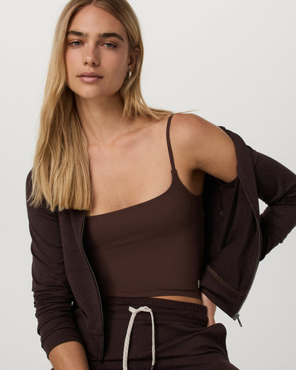 Halo Mini FZ Hoodie Women's Java Heather Hoodie | Vuori onsale - US 8117