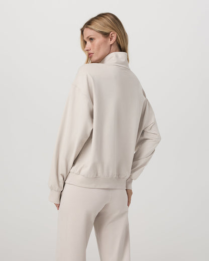 Granite Half Zip Women's Oatmeal Heather Sweatshirt | Vuori discount - US 9762