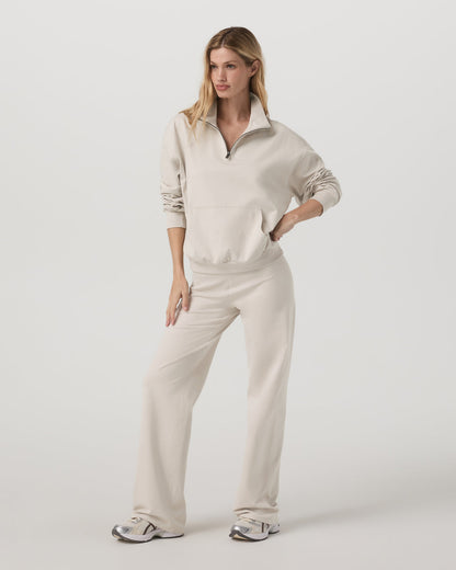 Granite Half Zip Women's Oatmeal Heather Sweatshirt | Vuori discount - US 9762