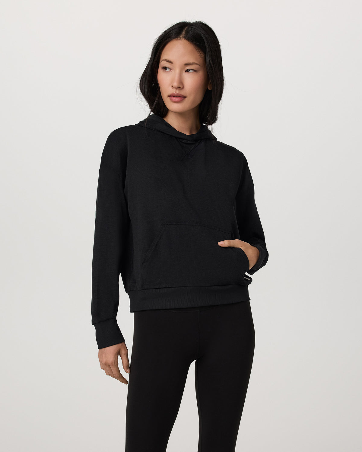 Halo Pullover Hoodie Women's Black Heather Hoodie | Vuori outlet - US 6823