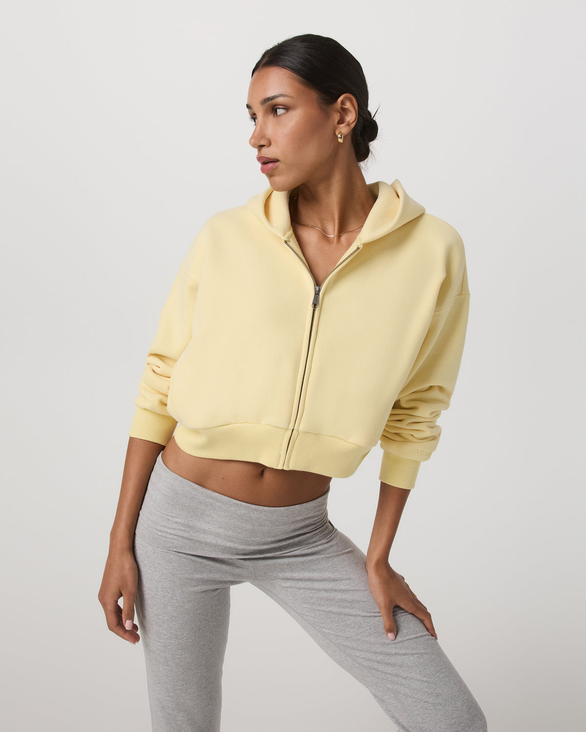 Restore Mini Full Zip Hoodie Lemon Snap Oversized Hoodie | Vuori shop - US 1871