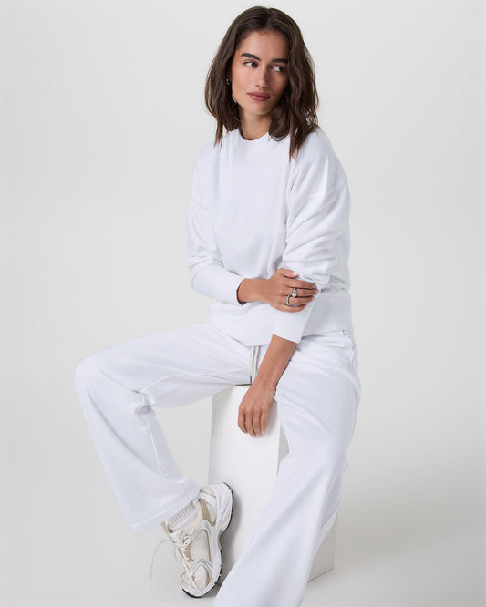 Sedona Weekender Crew Women's White Pullover | Vuori sale - US 7128