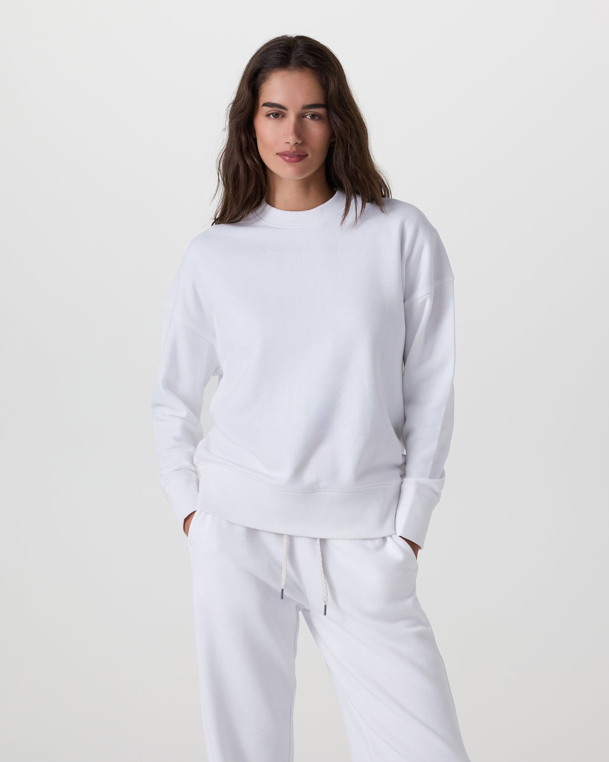 Sedona Weekender Crew Women's White Pullover | Vuori sale - US 7128