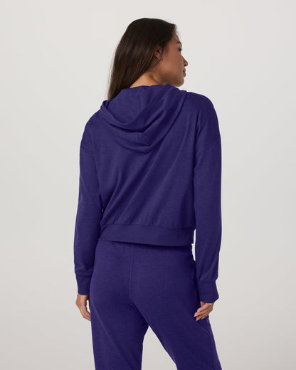 Halo Full Zip Hoodie Women's Stellar Sky Heather Hoodie | Vuori online - US 9792