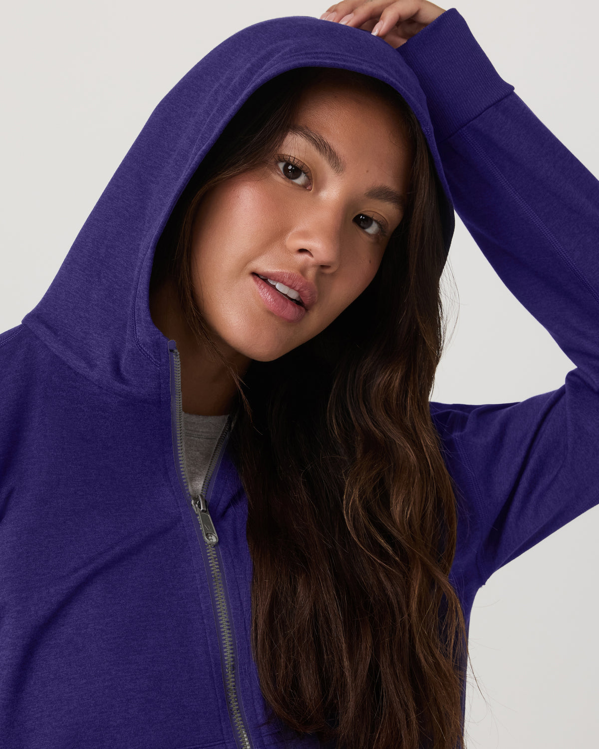 Halo Full Zip Hoodie Women's Stellar Sky Heather Hoodie | Vuori online - US 9792