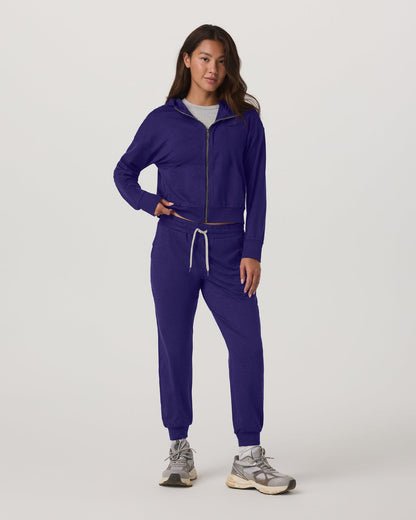 Halo Full Zip Hoodie Women's Stellar Sky Heather Hoodie | Vuori online - US 9792