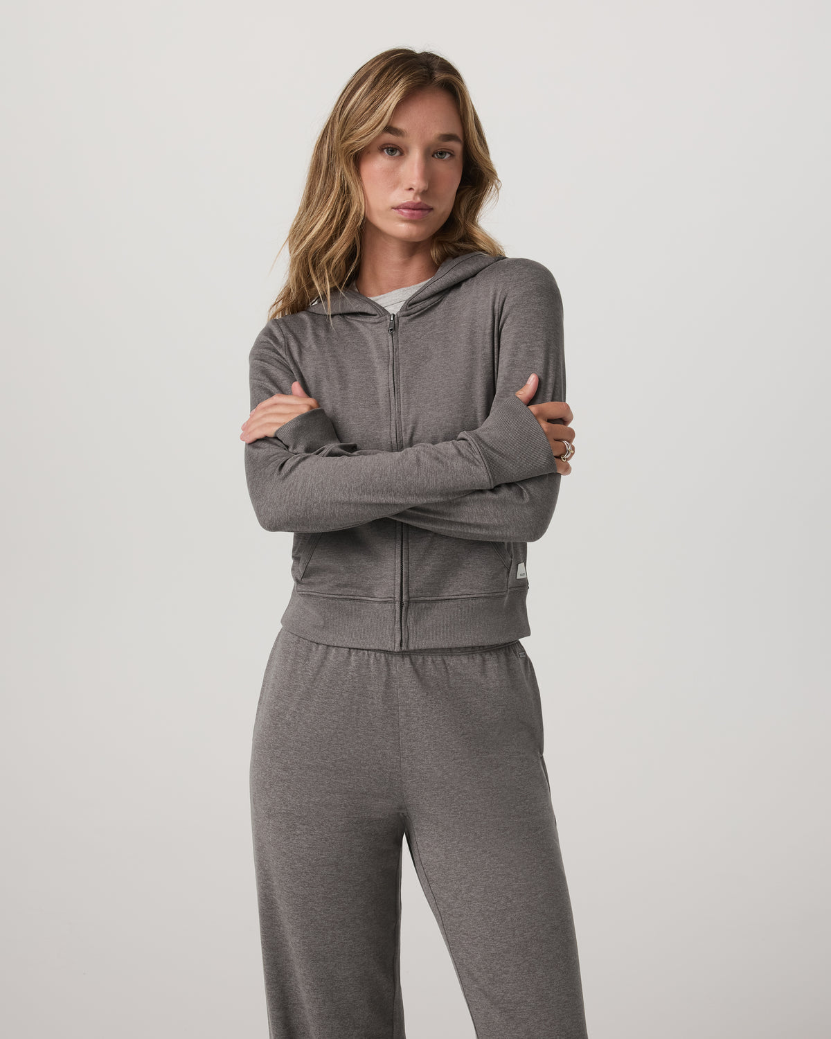 Halo Mini FZ Hoodie Women's Chia Heather Hoodie | Vuori discount - US 8533