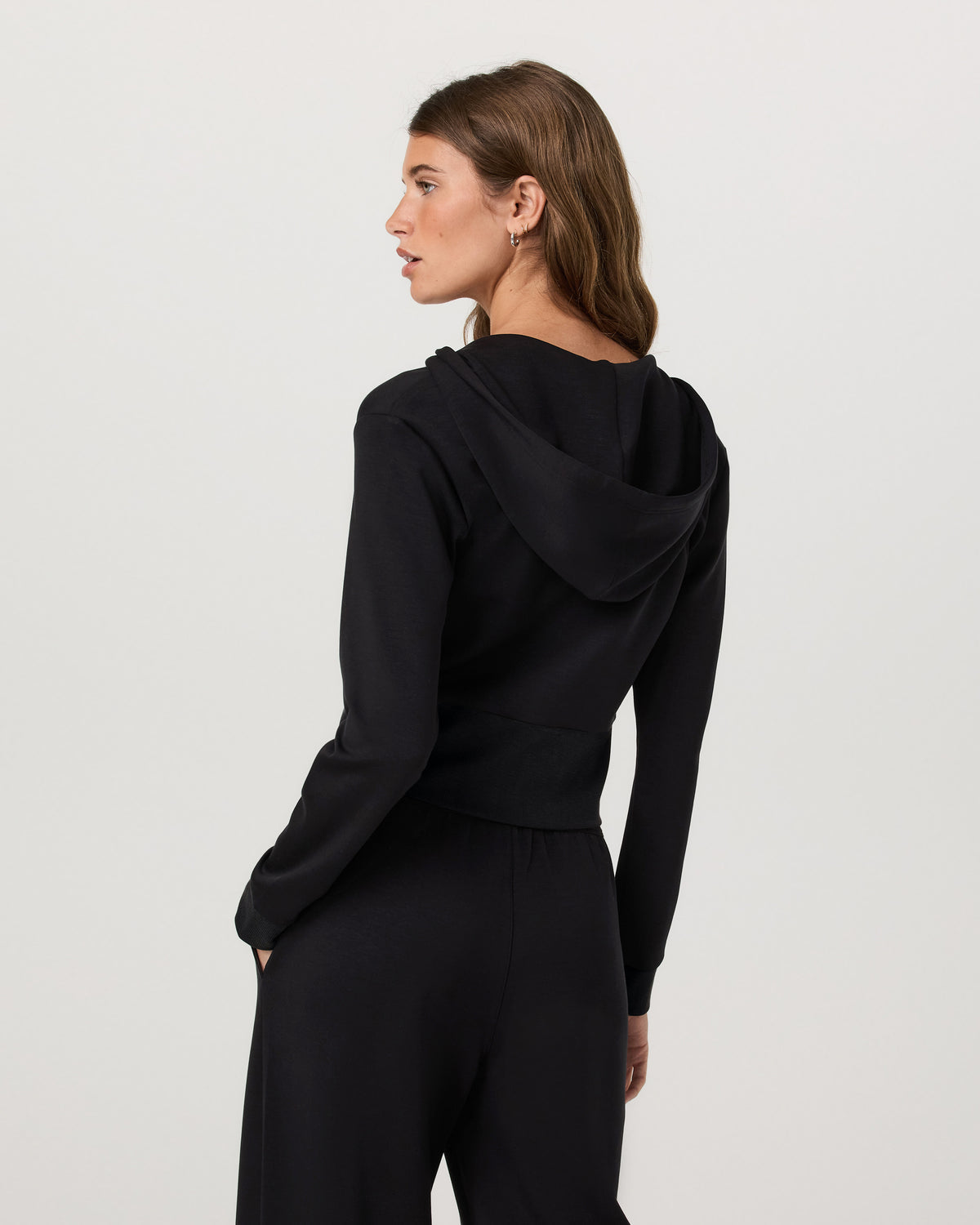 Compose Full Zip Hoodie Women's Black Zip-Up Jacket | Vuori for sale - US 1109