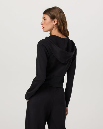 Compose Full Zip Hoodie Women's Black Zip-Up Jacket | Vuori for sale - US 1109