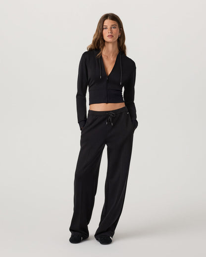 Compose Full Zip Hoodie Women's Black Zip-Up Jacket | Vuori for sale - US 1109