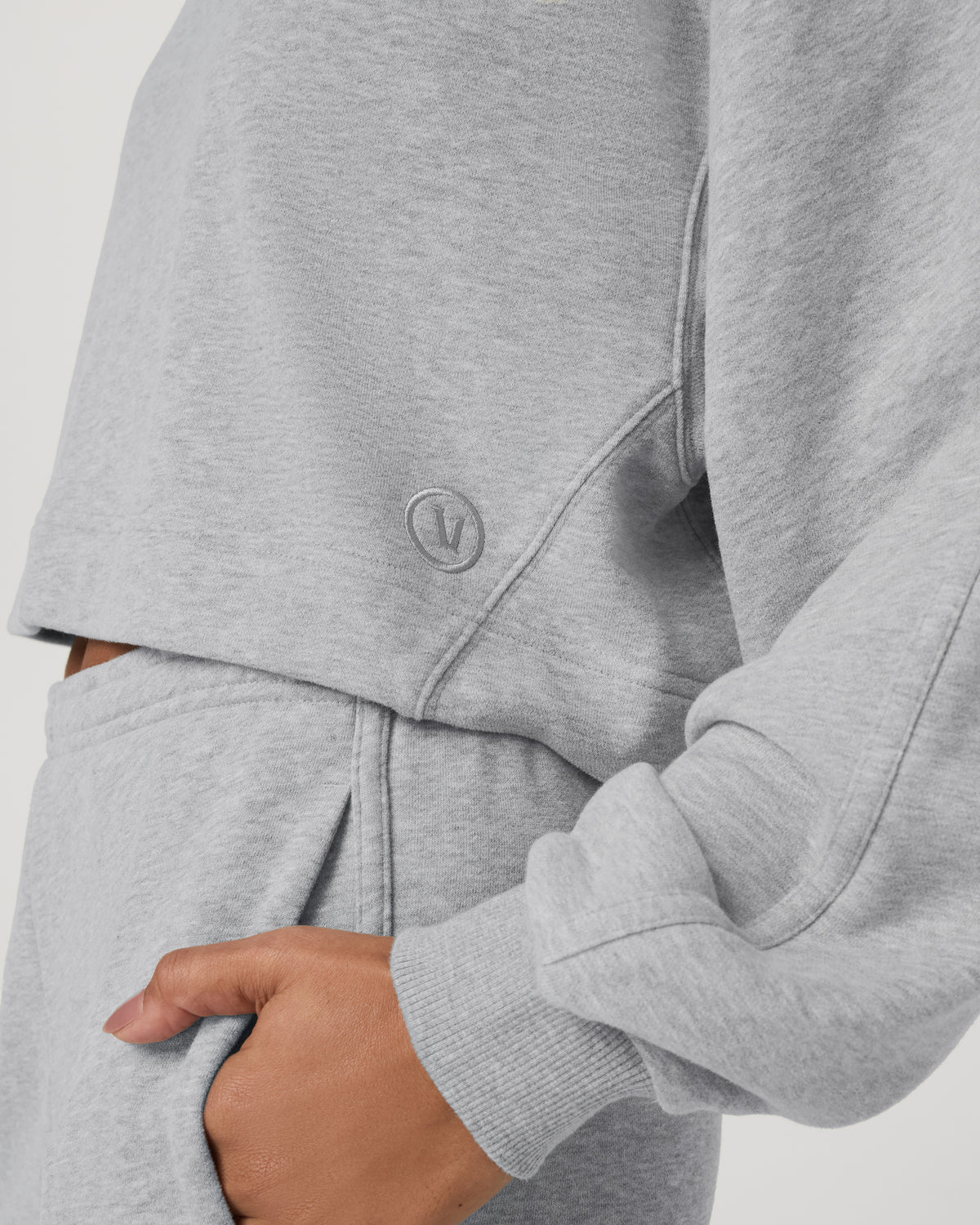Sedona Pullover Hoodie Light Heather Grey Hoodie | Vuori online - US 8063