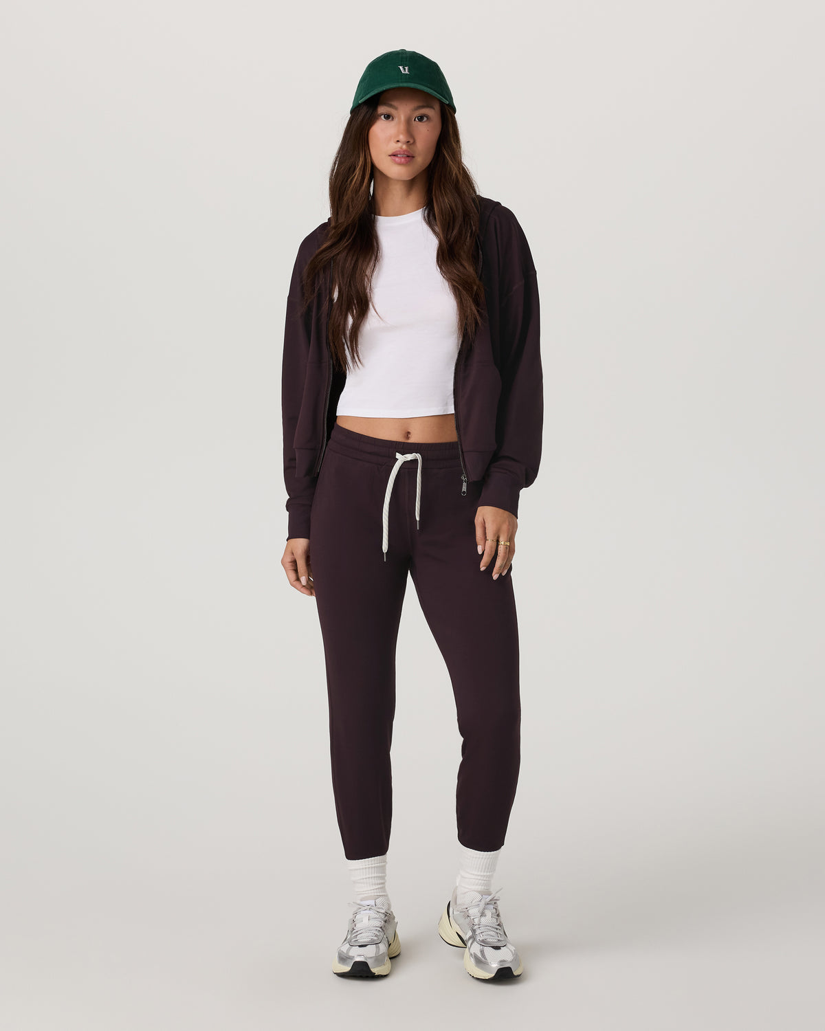 Halo Full Zip Hoodie Women's Raisin Hoodie | Vuori discount - US 9621