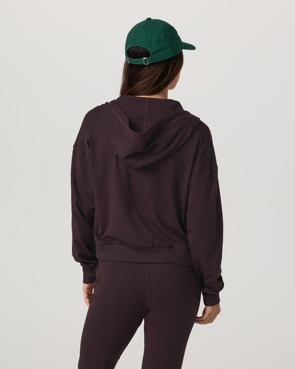 Halo Full Zip Hoodie Women's Raisin Hoodie | Vuori discount - US 9621