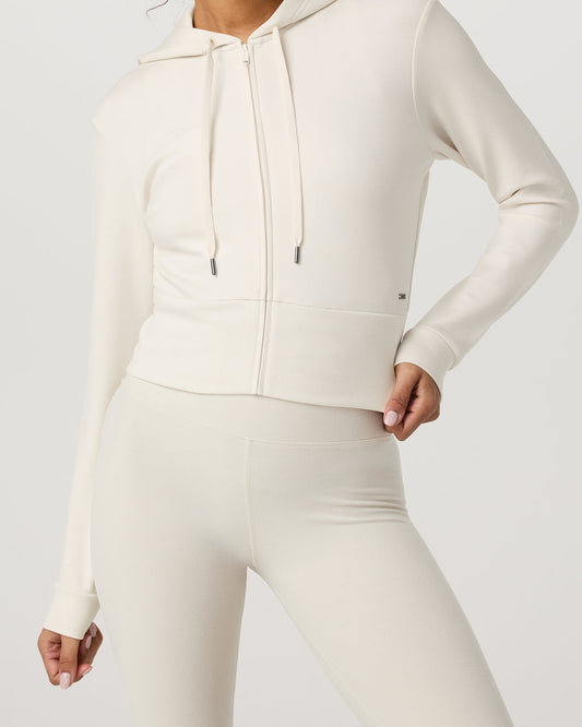 Compose Full Zip Hoodie Women's Marshmallow Jacket | Vuori shop - US 8263