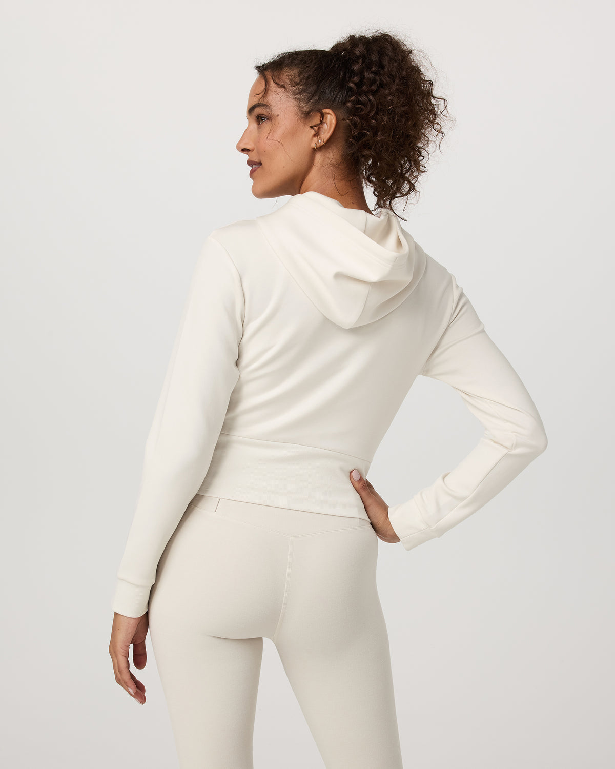 Compose Full Zip Hoodie Women's Marshmallow Jacket | Vuori shop - US 8263