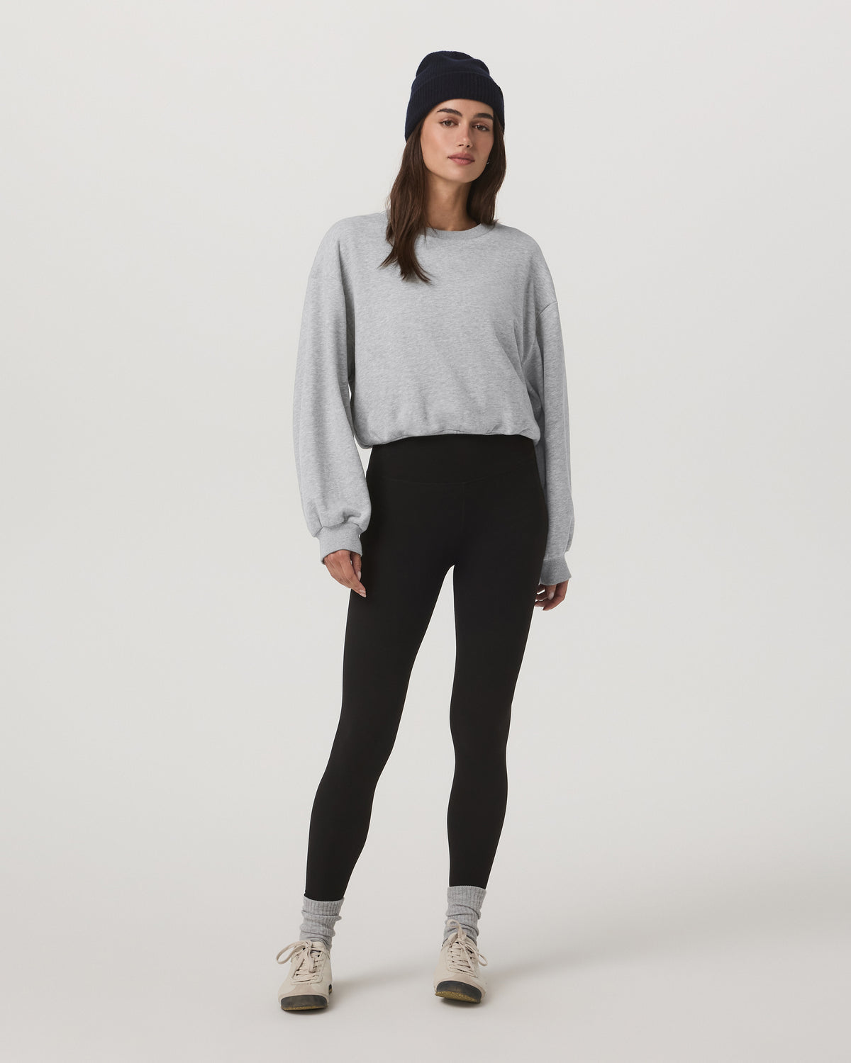 Sedona Bubble Crew Women's Light Heather Grey Crewneck | Vuori sale - US 6968