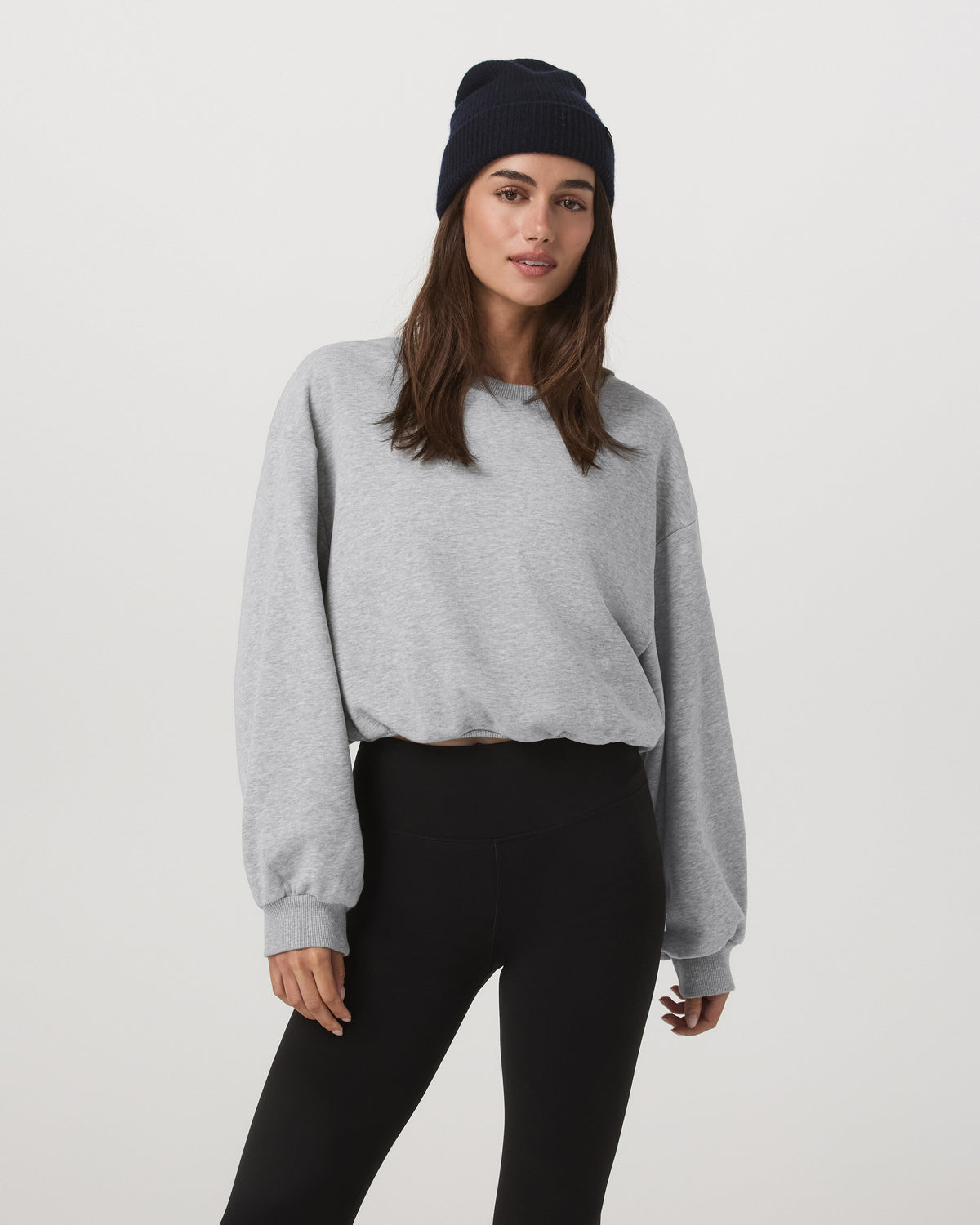 Sedona Bubble Crew Women's Light Heather Grey Crewneck | Vuori sale - US 6968