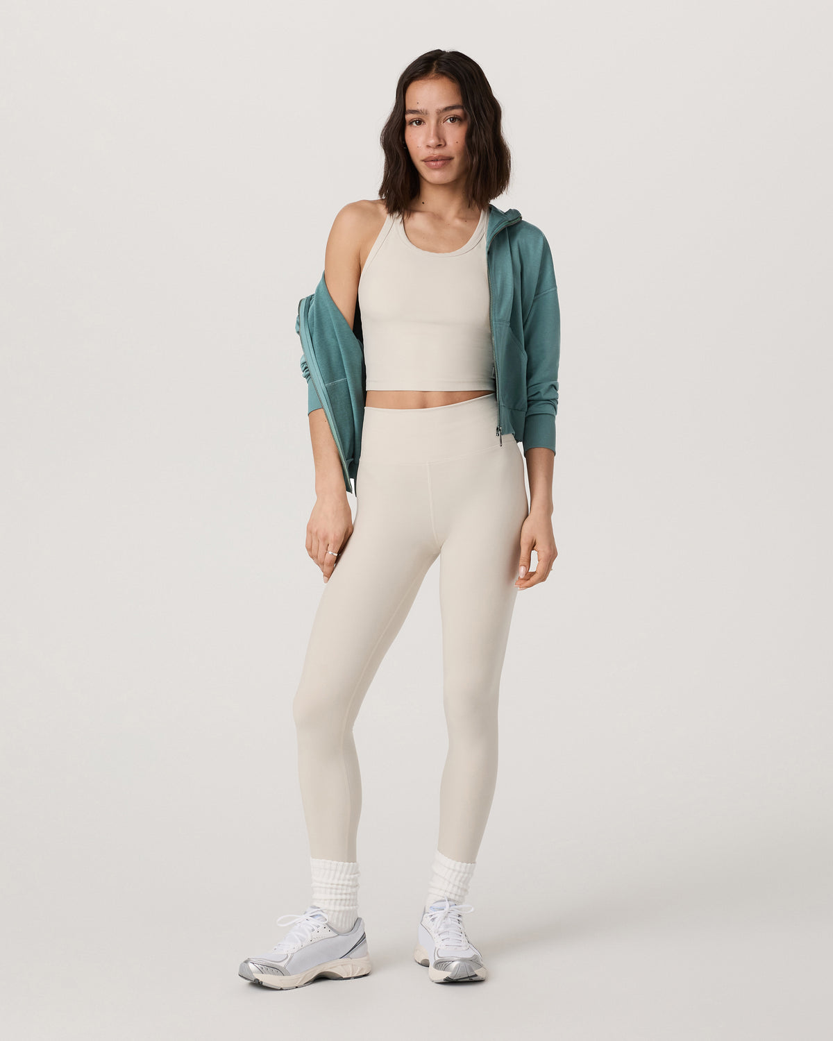 Halo Full Zip Hoodie Women's Bluegrass Heather Hoodie | Vuori onsale - US 8195