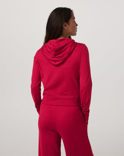 Halo Mini FZ Hoodie Women's Strawberry Heather Hoodie | Vuori online - US 2342
